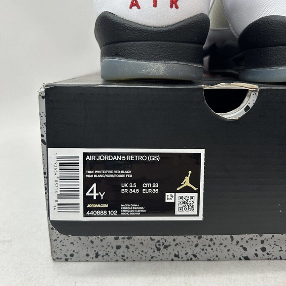 Nike Shoes Air Jordan 5 Retro GS “Fire Red" 2023 - Picture 5 of 5